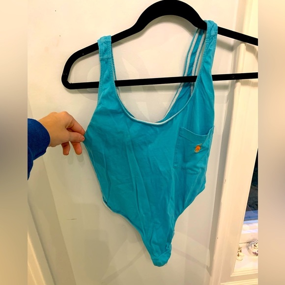 RALPH LAUREN POLO RARE VINTAGE BLUE BODY SUIT - Picture 15 of 16